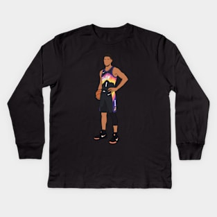 Devin-Booker Kids Long Sleeve T-Shirt